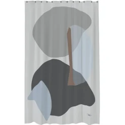 Mette Ditmer - GALLERY badeforhæng - Lysegrå