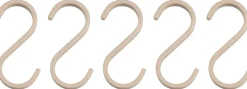 Mette Ditmer - HANG-IT S-hook, 5-pack - Sand