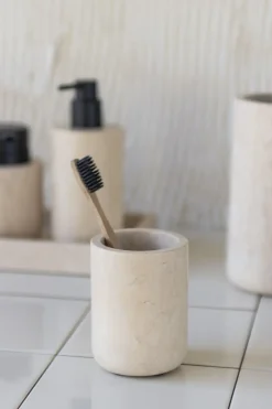 Mette Ditmer - MARMOR tandbørsteholder, Sand