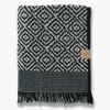 Mette Ditmer - MAROKKO badehåndklæde, sort/hvid