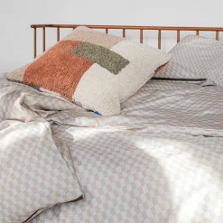 Mette Ditmer - MINI-sengesæt - Sand/Light grey - W200 x L220 cm