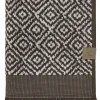 Mette Ditmer - MOROCCO-håndklæde - Chocolate / Off-white - W50 x L90 cm