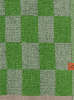 Mette Ditmer - RETRO badehåndklæde, Klassisk grøn