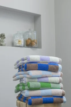 Mette Ditmer - RETRO badehåndklæde, Klassisk grøn