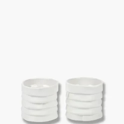 Mette Ditmer - RIBBON fyrfadsstage - Off-white - 2-pak