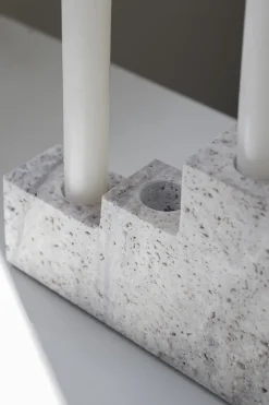 Mette Ditmer - STEP six-lysestage - Chalk