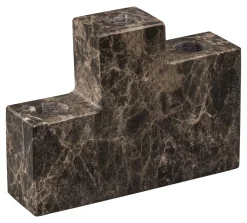 Mette Ditmer - STEP trio-lysestage - Brown