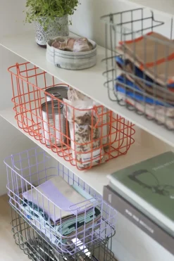 Mette Ditmer - STORE-IT trådkurv - Small - Orange