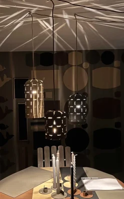 MiLLE W NORDISK DESIGN - Polar Lights - Pendel - Sort læder - Medium