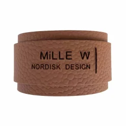 MiLLE W NORDISK DESIGN - Servietring - Cognac læder