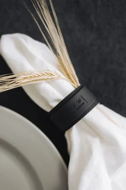 MiLLE W NORDISK DESIGN - Servietholder - Sort læder