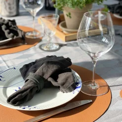 MiLLE W NORDISK DESIGN - Servietring - Grå læder