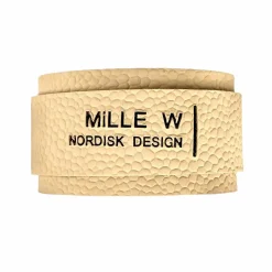 MiLLE W NORDISK DESIGN - Servietring - Beige læder