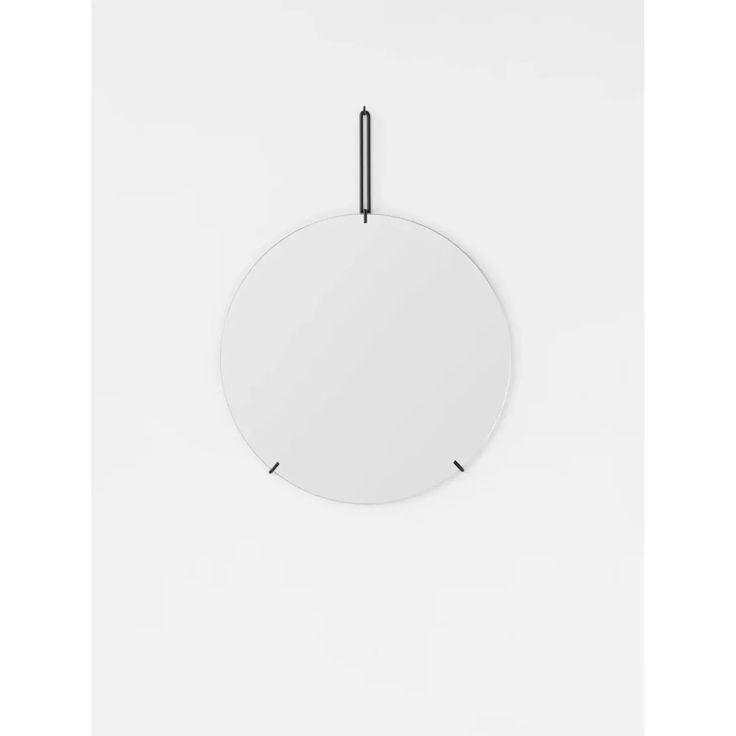 MOEBE - Væg spejl - 50 cm, sort - Wall Mirror Ø50 cm - Black