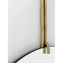 MOEBE - Wall Mirror Ø30 - Brass