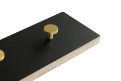 Moudhome - COLOR Knagerække i træ sort - 70 cm