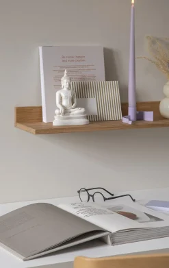 Moudhome - OAK væghylde i egetræ - 90 cm