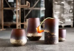 Muubs - Vase Lana 26 - Brown/Gold