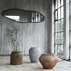 Muubs - Vægspejl Michigan L - Sort - Jern/Glas