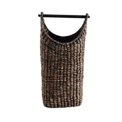 Muubs kurv som toiletrulleholder, Sort - Høj