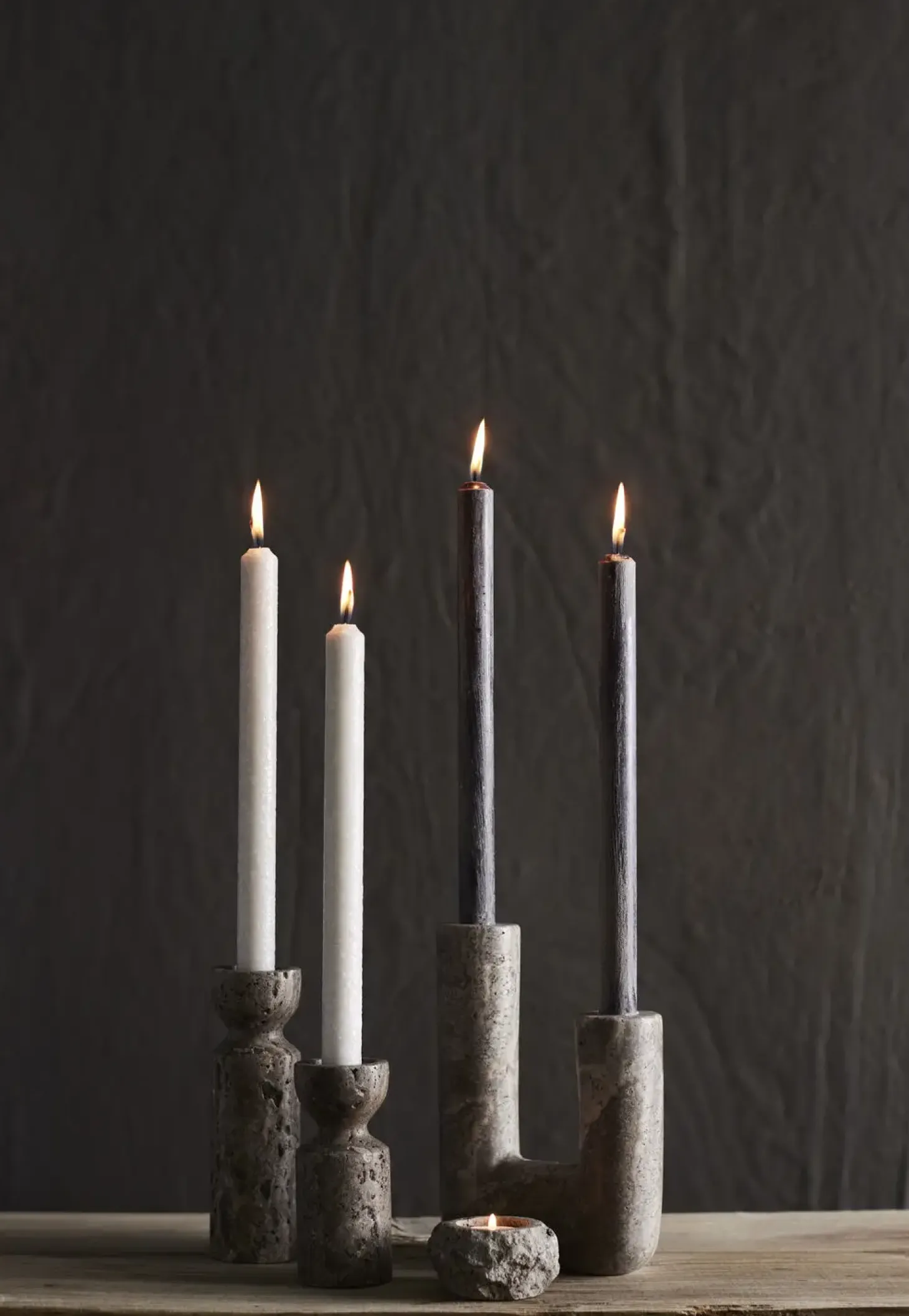 Muubs -Minerva Lysestage - Titanium