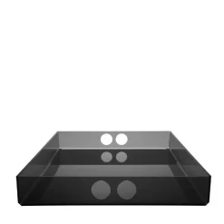 Neon Living - bakke (stor) - smoke (29 x 41 cm)