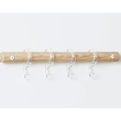 Neon Living knagerække - Rainbow kort i klar