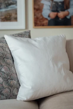 Never - Pudebetræk - Denim - Denim Hvid - 60x60 cm