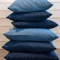 Never - Pudebetræk - Denim - Denim Midnight Blue - 60x60 cm