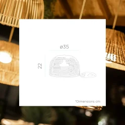 New Garden - Pendel lampe - Bossa - m. batteri