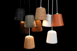 New Works - Material Pendant - smoked oak