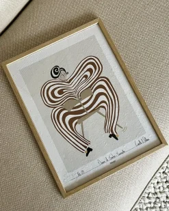 Noeje - Kunsttryk - Donna di Teatro, Terracotta