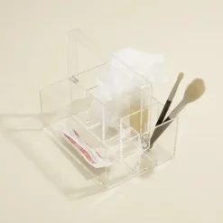 Nomess - Clear Tool box - Klar Akryl - Opbevaringskasse - 20x19 cm