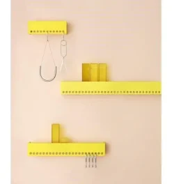 Nomess - So-Hooked knagerække - 60 cm - Sort inkl. 5 kroge