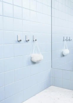 Normann Copenhagen - Curve Mini Knage - sæt med 2 styk - Mat sølvfarvet