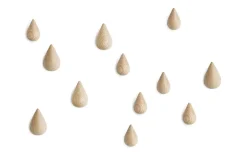 Normann Copenhagen - Dropit Hooks Large - 2 pcs - natur
