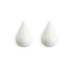 Normann Copenhagen - Dropit Hooks Small - 2 pcs - hvid