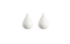 Normann Copenhagen - Dropit Hooks Small - 2 pcs - hvid