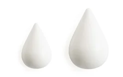 Normann Copenhagen - Dropit Hooks Small - 2 pcs - hvid