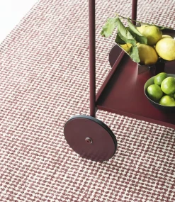 Normann Copenhagen - Flick Rug 200x300 cm - Off White/Burgundy