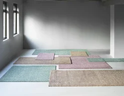 Normann Copenhagen - Flick Rug Tæppe 200x300 cm - Off White/Dark Green