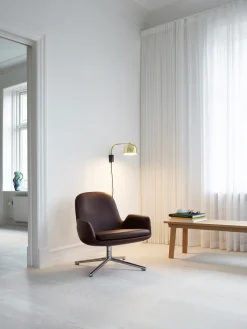 Normann Copenhagen - Grant Væglampe - Messing (D: 43 cm)