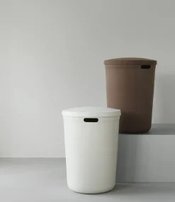 Normann Copenhagen - Hide Laundry Basket Cream