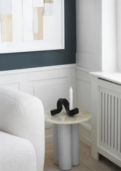 Normann Copenhagen - Lysestage - Crooked Candlestick One - Bronze