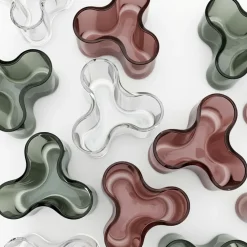 NovoForm - Clover Vase - Large - Smoky Green