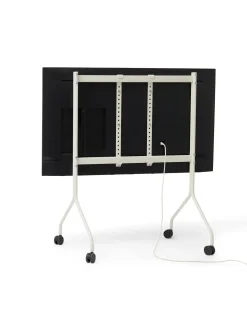 pedestal - TV-Stander - Moon Rollin - Pearl / Hvid