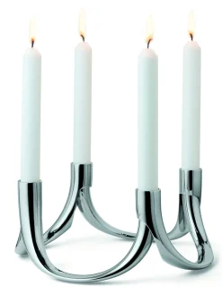 Philippi - Bow candle holder, 2 pcs set