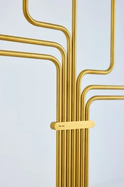 Piet Hein - Karlsvognen lysestage, H. 63 cm. Messing