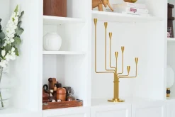 Piet Hein - Karlsvognen lysestage, H. 63 cm. Messing