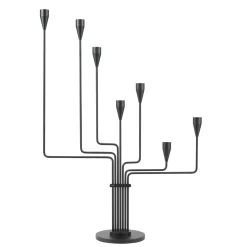 Piet Hein - Karlsvognen lysestage, H. 63 cm. - SORT